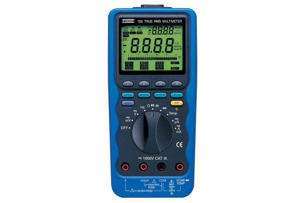 F705 3 4/5位真有效值數(shù)字萬(wàn)用表