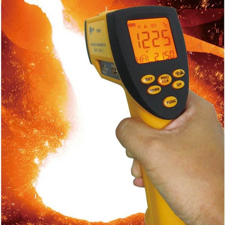 200℃~2150℃鋼水、鐵水、銅水冶金專用紅外測溫儀